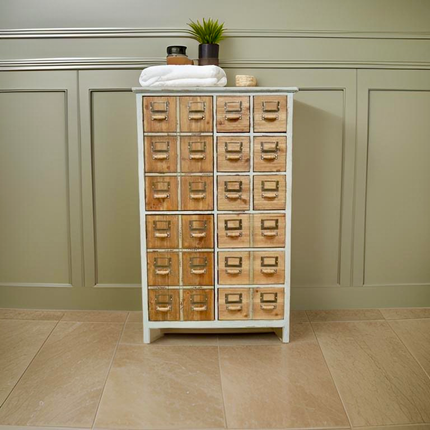 Large rustic larder pantry cupboard